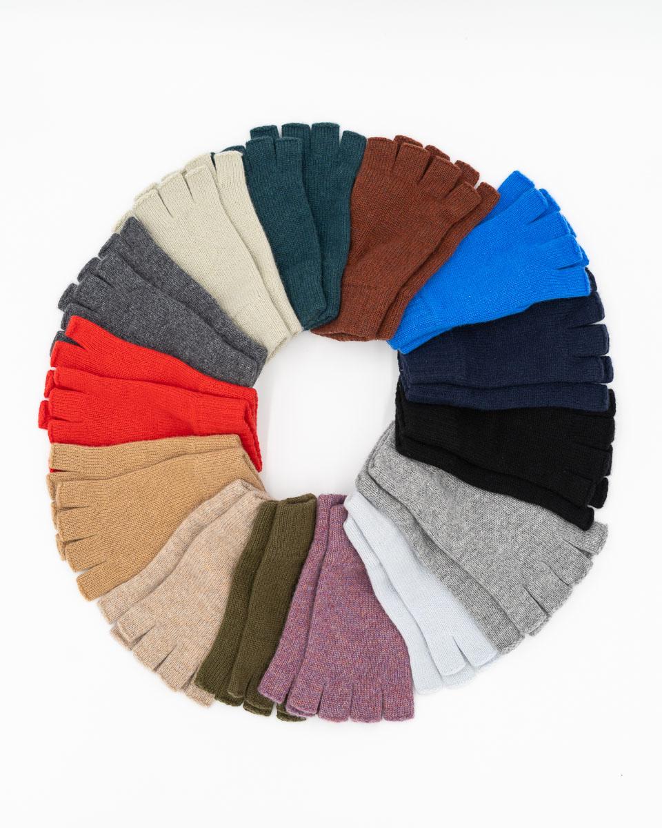 Damen Fingerlose Cashmere Handschuhe – Johnstons of Elgin – Bild 4