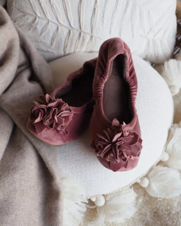 Damen Pantoffeln Pampuschen, Grace Velvet