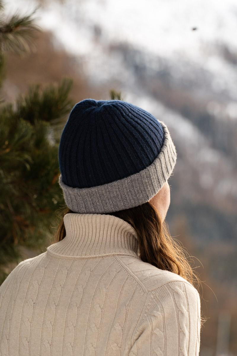 Cashmere Mütze Doubleface – Bild 2